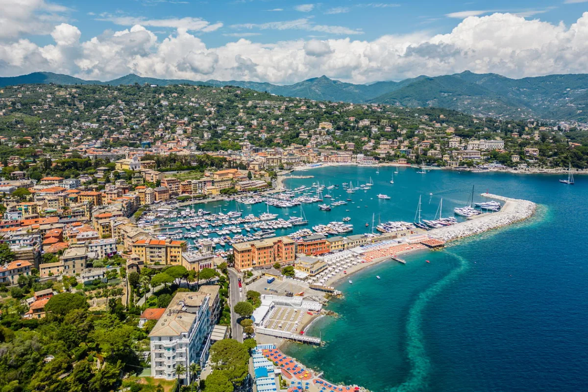 Costa di Santa Margherita Ligure lungo il Levante ligure